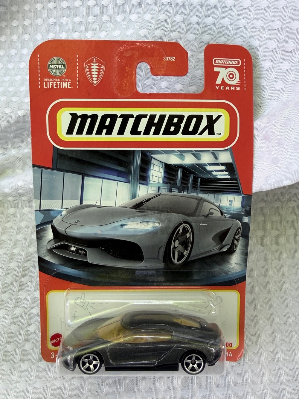 Matchbox 2021 Koenigsegg Gemera Metallic Grey 45/100 70th Anniversary Diecast